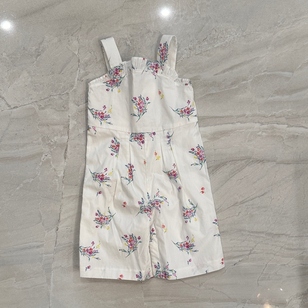 Janie and Jack Cream Floral Blouse